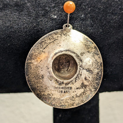 Intricate Vintage Hecho En Mexico Sterling Silver Hallmarked 925 FHC Sombrero Hat Pendant Charm About 5.3 Grams