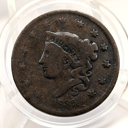 1835 U.S. Matron Head Large Cent "Head of 1836" Variety Good+ Condition