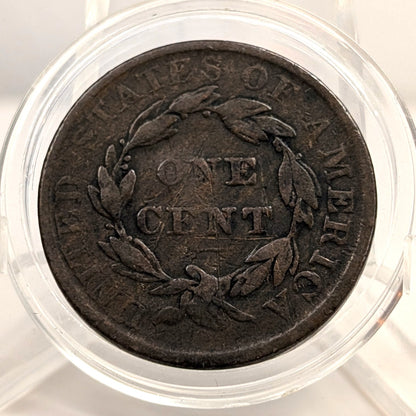 1835 U.S. Matron Head Large Cent "Head of 1836" Variety Good+ Condition