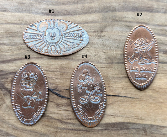 Disney Elongated Pennies Pick Your Variant - Elongated Disney Penny Souvenir