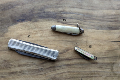 Vintage Unique Pocket Knives Pick Your Variant!! - Antique Pocket Knives - Folding Portable Vintage Knife
