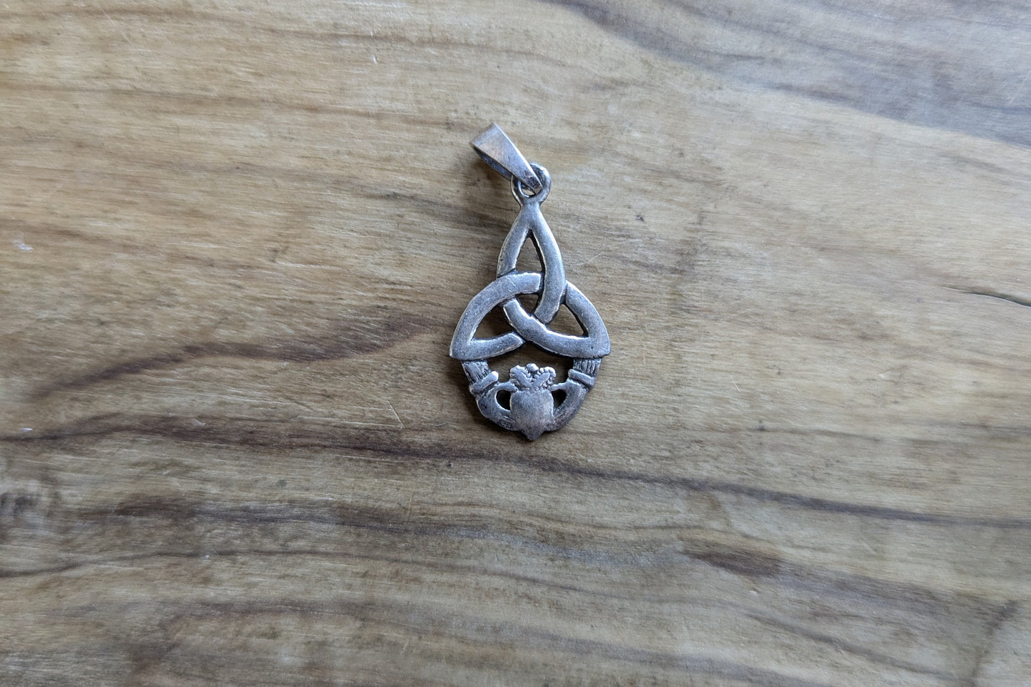 Sterling Silver Celtic Symbol Charm Stamped and Tested Sterling