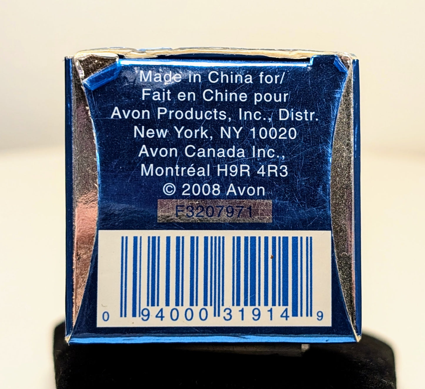 2008 Avon Silvertone Birthstone January Garnet Hoop Earrings in Box - New Old Stock (NOS) - Silver Avon 2008 Garnet Jan. Birthday Earrings