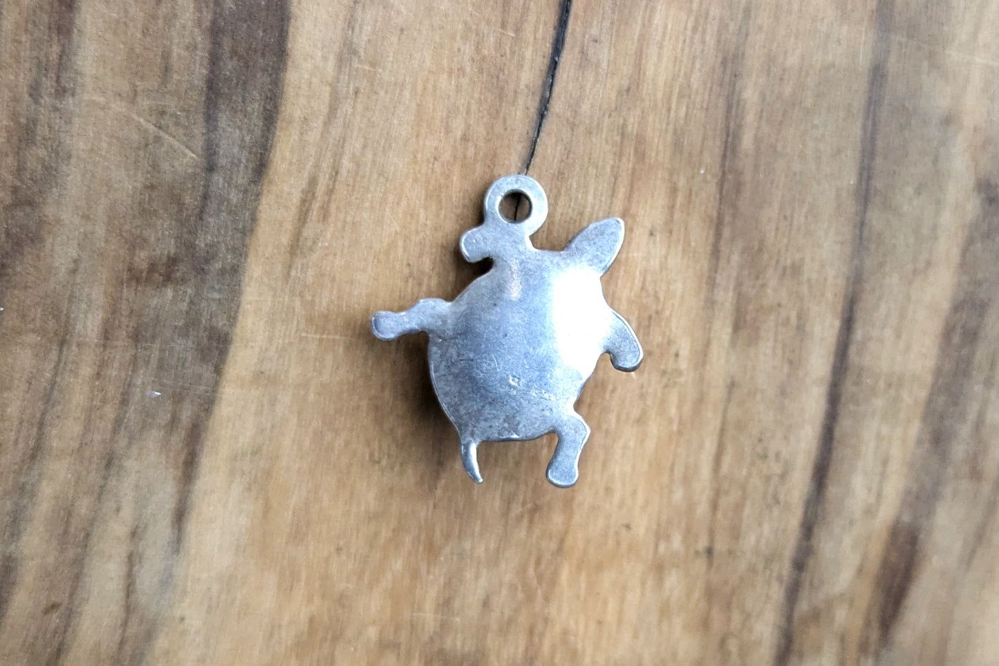 Cute Sterling Silver Turtle Charm - Tested Sterling Silver - Wisdom/Longevity Charm