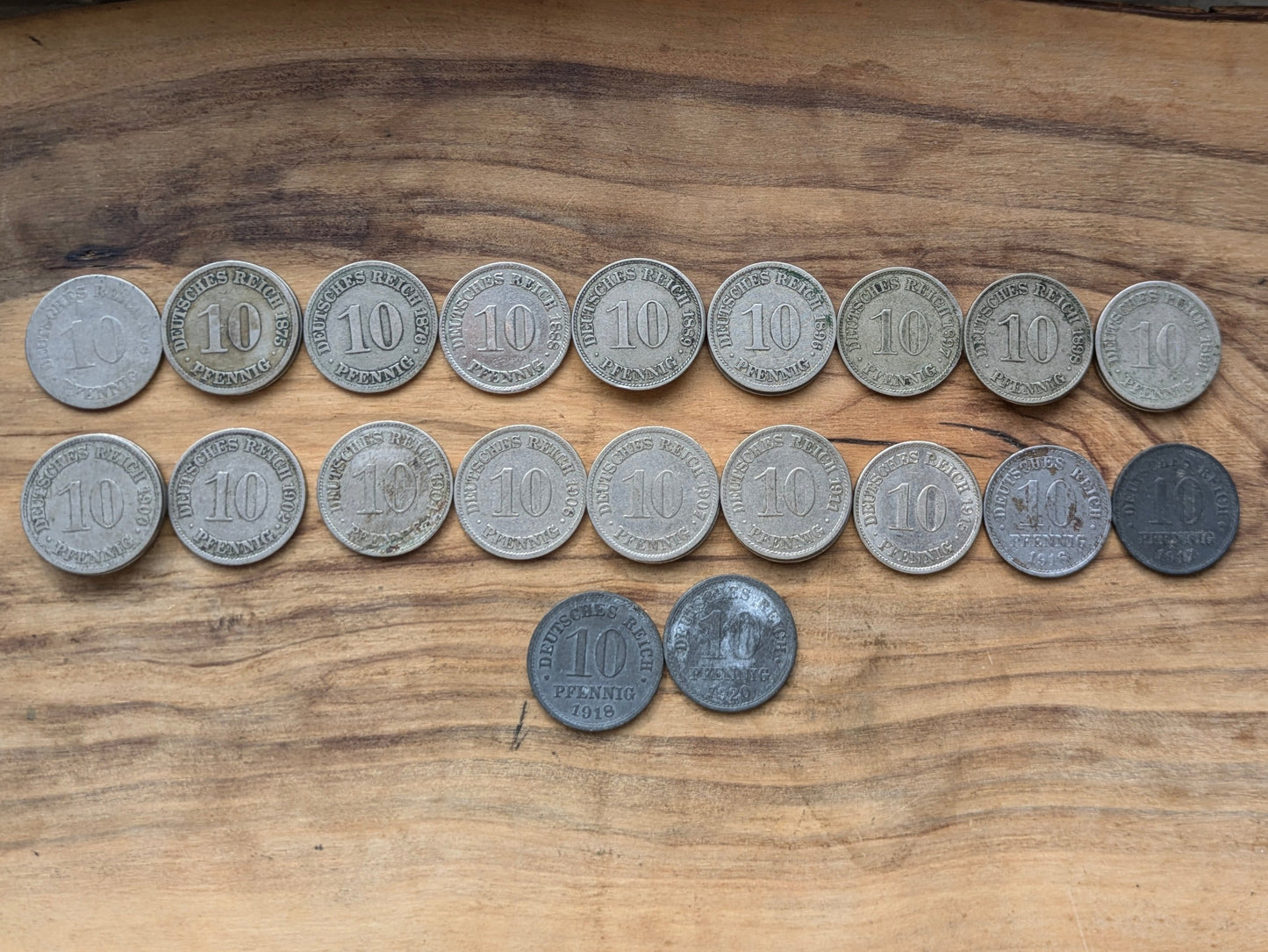 1800s and 1900s German 10 Pfennig - Great condition - Choose by Date - German Empire, WWI Era Germany Coin -
