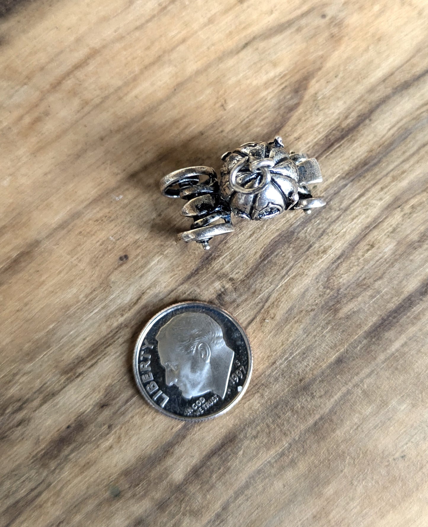 Beautiful Disney Cinderella Pumpkin Carriage Charm - Sterling Silver (925 Silver) Collectible Vintage Disney Charm - Cinderella Carriage