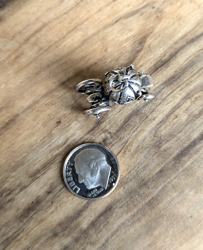 Beautiful Disney Cinderella Pumpkin Carriage Charm - Sterling Silver (925 Silver) Collectible Vintage Disney Charm - Cinderella Carriage