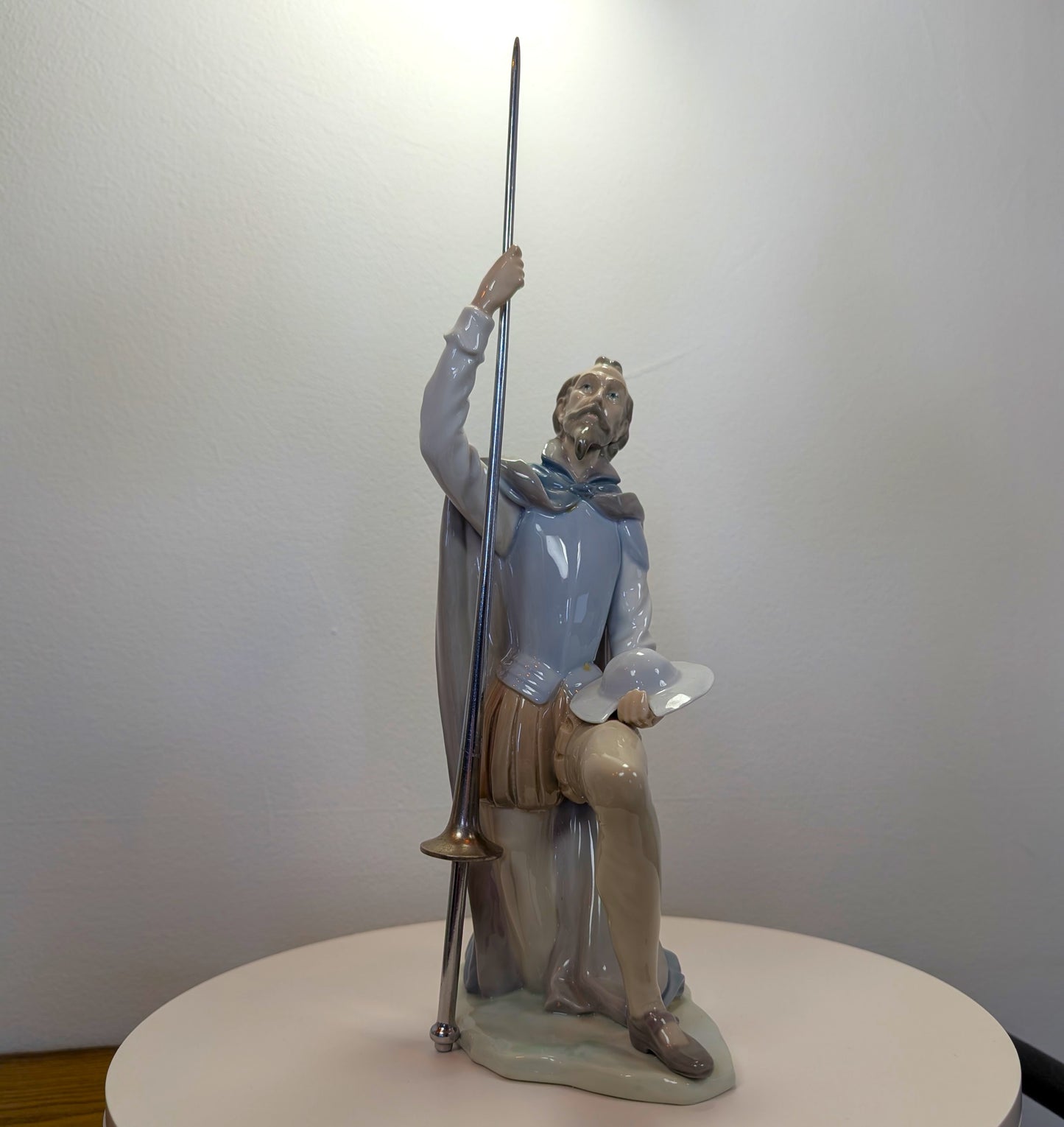 Rare LLADRO  The Quest Don Quixote WITH Lance - missing fingers - No Box