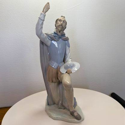 Rare LLADRO  The Quest Don Quixote WITH Lance - missing fingers - No Box