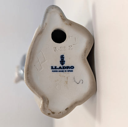 LLADRO  Girl with Pig - Children with Animals Collection Glossy Finish Porcelain Figurine- LIKE NEW