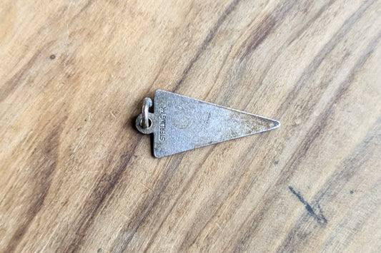 Vintage Manchester High School Charm - Sterling Silver - Manchester New Hampshire High School Charm, MHS