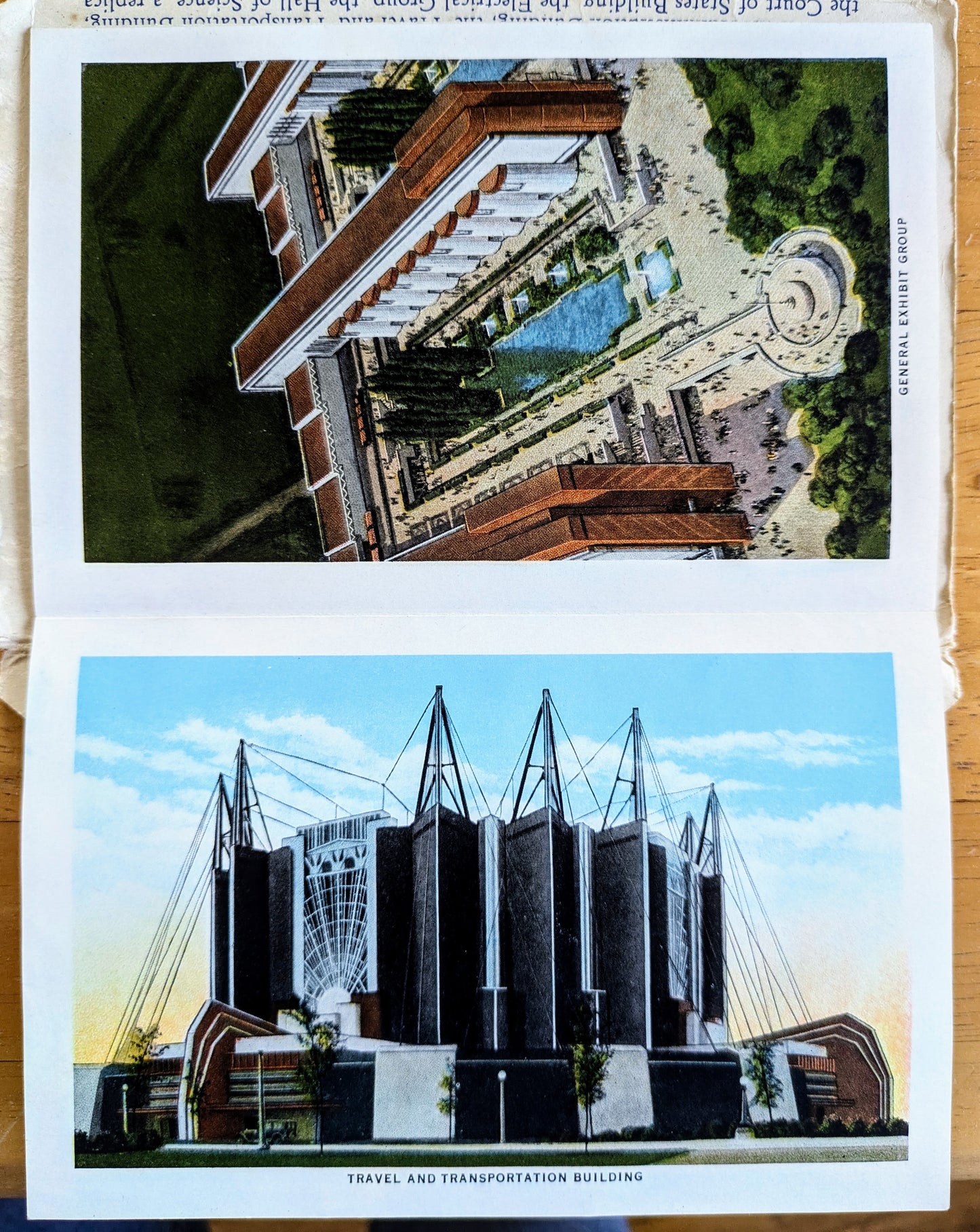 1933 Chicago World's Fair Century of Progress Souvenir Booklet - Unposted/Blank - Vintage Chicago World's Fair Postcard Photo Folder