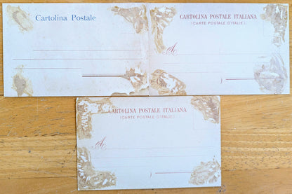 Lot of 3 1900s Napoli Italy Artist Scenes Postcards - Unposted/Blank - Pre-1907 Richter & Co. Naples Italian Painting Postcard