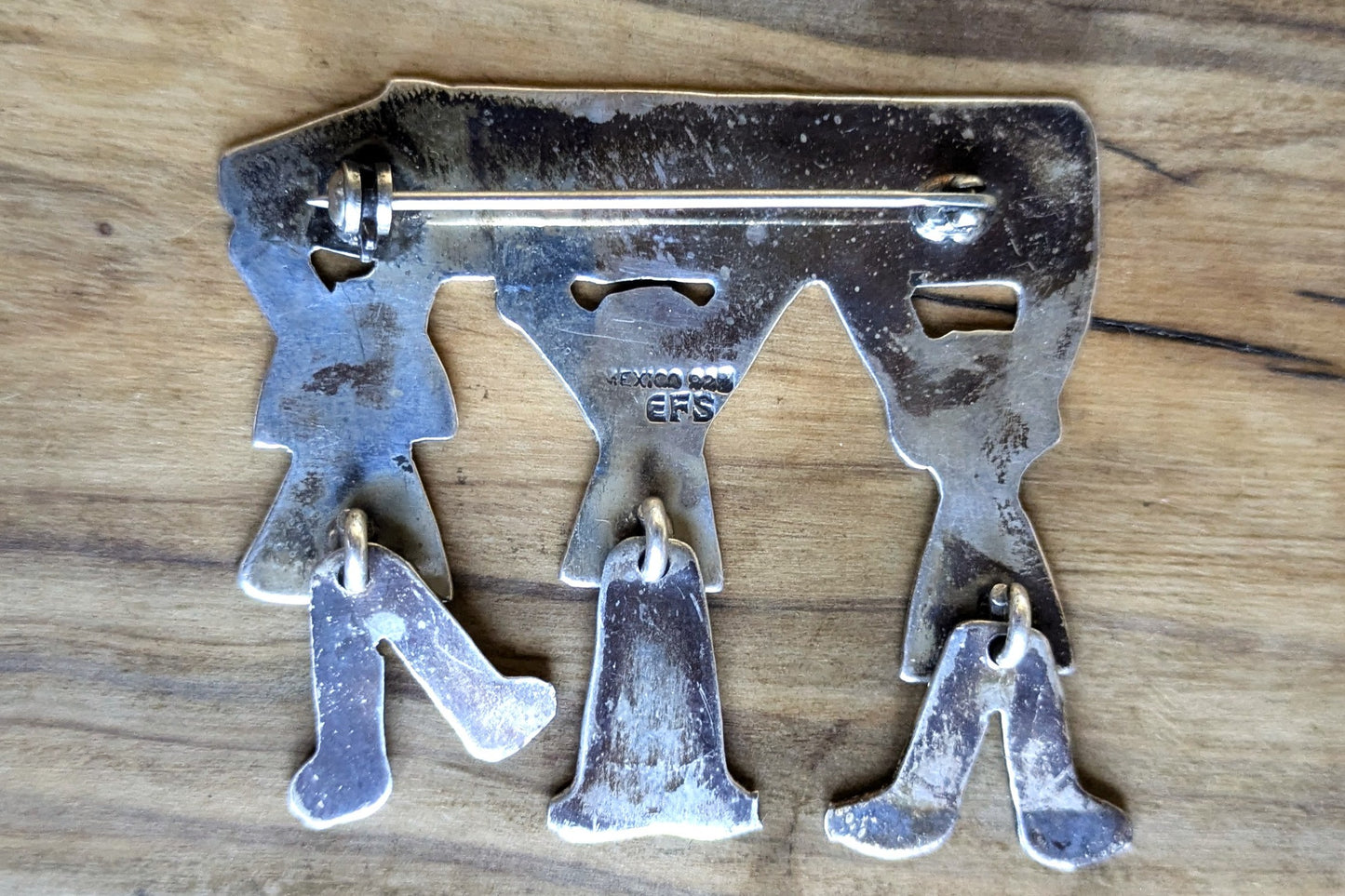 Sterling Silver Teach Brooch - Stamped and Tested Sterling Silver - Teachers Jewelry - Teachers Appreciation