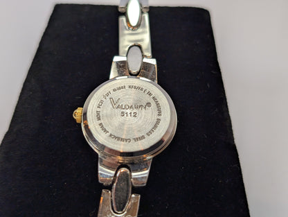 Vintage Valdawn Betty Boop Watch - 7 Inches - 2002 - Silver and Gold Tone Link Style Watch - Working!