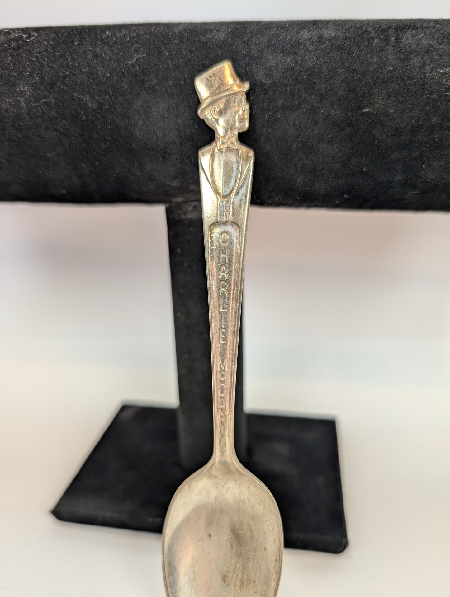 Set of 3 Vintage Silent Movie Star Spoons - Mary Pickford, Thomas Meighan, Charlie McCarthy - 1930s - Talkies