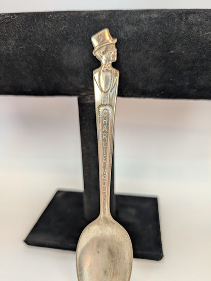 Set of 3 Vintage Silent Movie Star Spoons - Mary Pickford, Thomas Meighan, Charlie McCarthy - 1930s - Talkies
