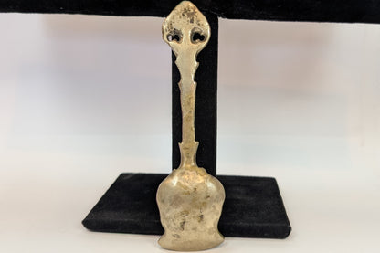 Vintage Floral Bouquet Shovel Scoop Spoon - Italian Metal - Sugar Spoons