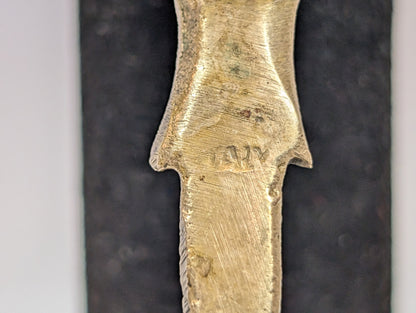 Vintage Floral Bouquet Shovel Scoop Spoon - Italian Metal - Sugar Spoons