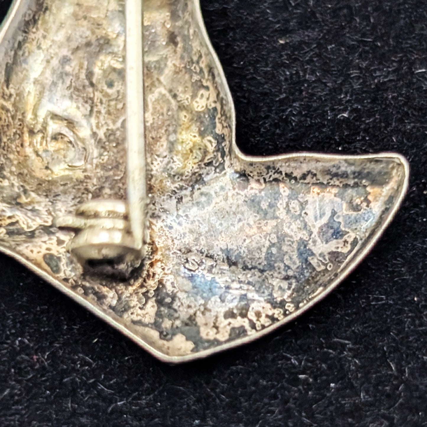 Vintage Sterling Horse Pin - 925 Silver Equine profile - 1.8 Grams