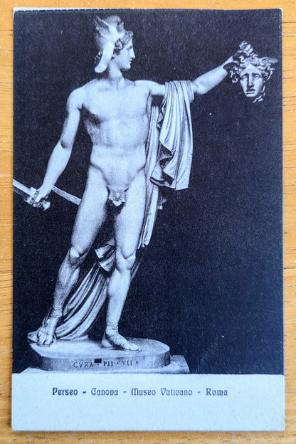 1910s Vatican Museum Roman Statues Black and White Postcard - Choose by Statue - Vintage Museo Vaticano Rome Lithograph Postcard