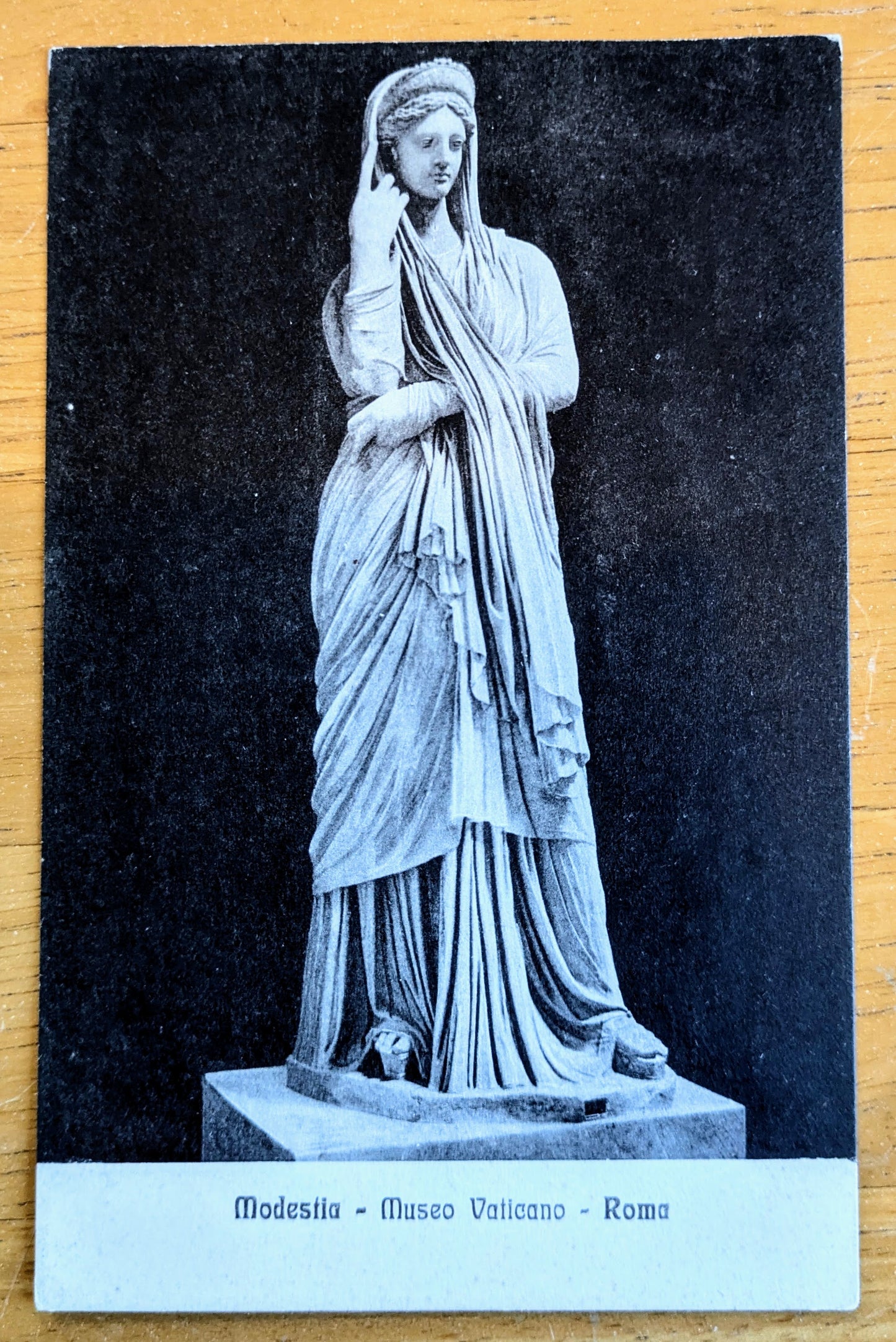 1910s Vatican Museum Roman Statues Black and White Postcard - Choose by Statue - Vintage Museo Vaticano Rome Lithograph Postcard