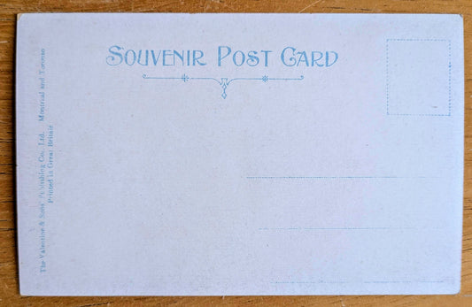 1900s Sous le Cap Street Quebec Canada Color Postcard - Valentines Color Series - Antique Color Lithograph Quebec Canadian Postcard