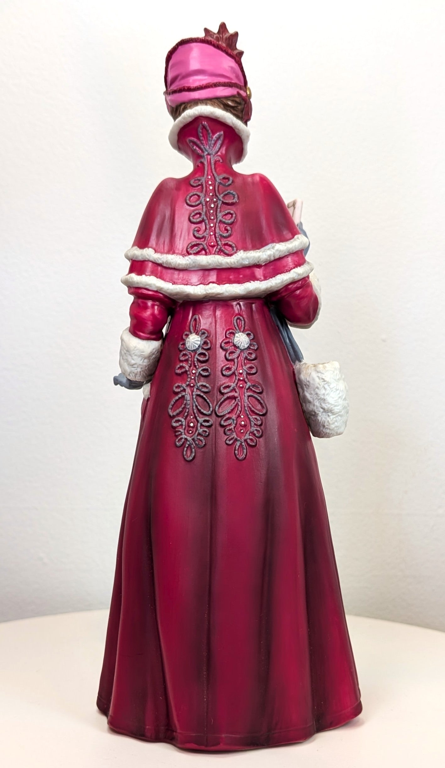 1989 Avon Mrs. Albee Award Porcelain Figurine - Christmas Sleigh - Like New, No Box - Avon Presidents Club Award 1989