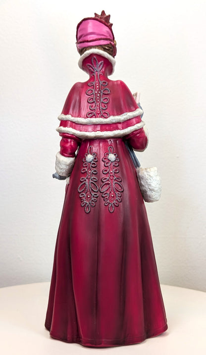 1989 Avon Mrs. Albee Award Porcelain Figurine - Christmas Sleigh - Like New, No Box - Avon Presidents Club Award 1989