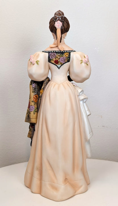 2000 Avon Mrs. Albee Award Porcelain Figurine - Grandfather Clock - Like New, No Box - Avon Presidents Club Award 2000