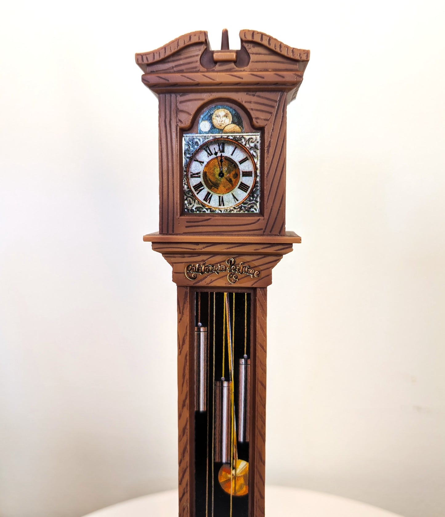 2000 Avon Mrs. Albee Award Porcelain Figurine - Grandfather Clock - Like New, No Box - Avon Presidents Club Award 2000