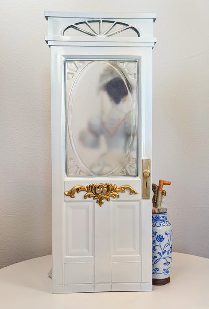 1993 Avon Mrs. Albee Award Porcelain Figurine - 11" Tall Door - Like New, No Box - Avon Presidents Club Award 1993