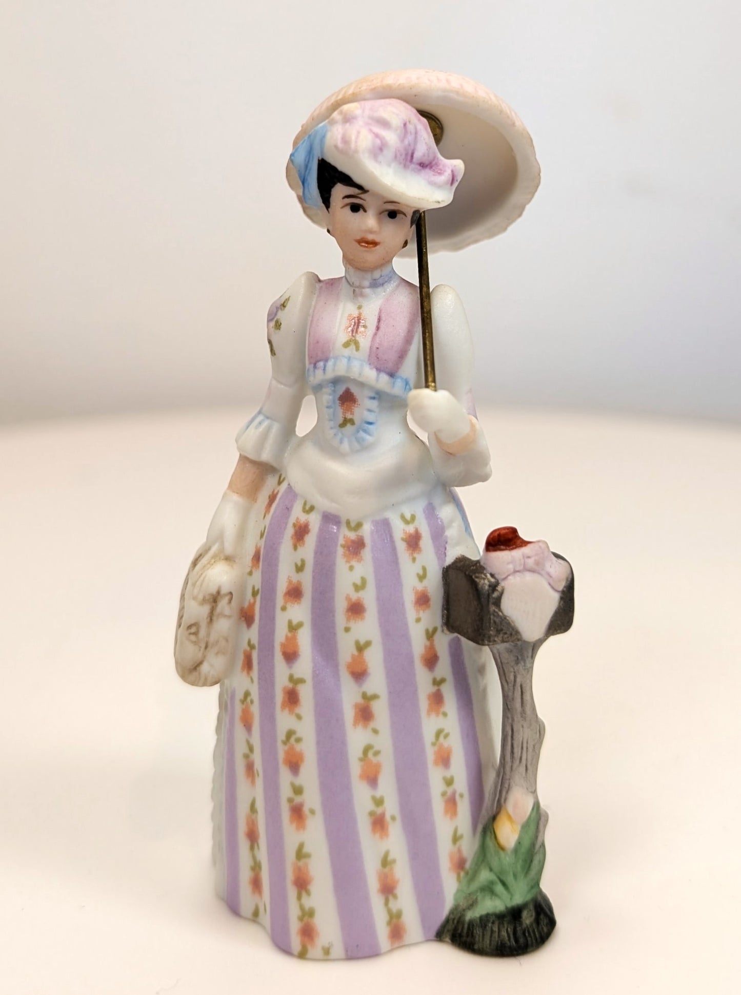 1988 Avon Mrs. Albee Award MINI Porcelain Figurine - 3.25", No Dome - Like New, No Box - Avon Presidents Club Miniature Award 1988