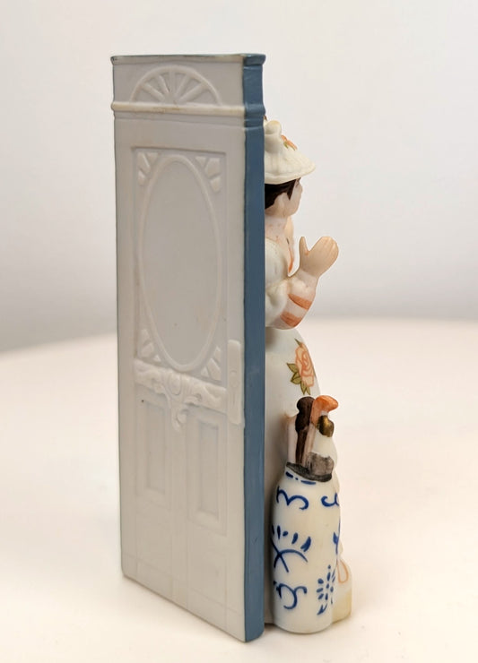 1993 Avon Mrs. Albee Award MINI Porcelain Figurine - 3.25", No Dome - Like New, No Box - Avon Presidents Club Miniature Award 1993