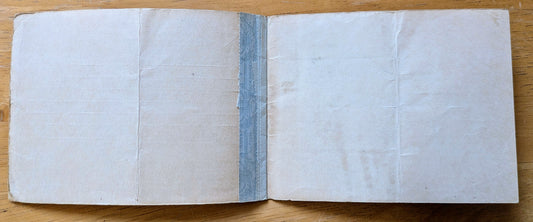 1942 World War II Ration Book No. 2 without Stamps - Empty Booklet - 1942 Vintage War Ration Booklet Number Two