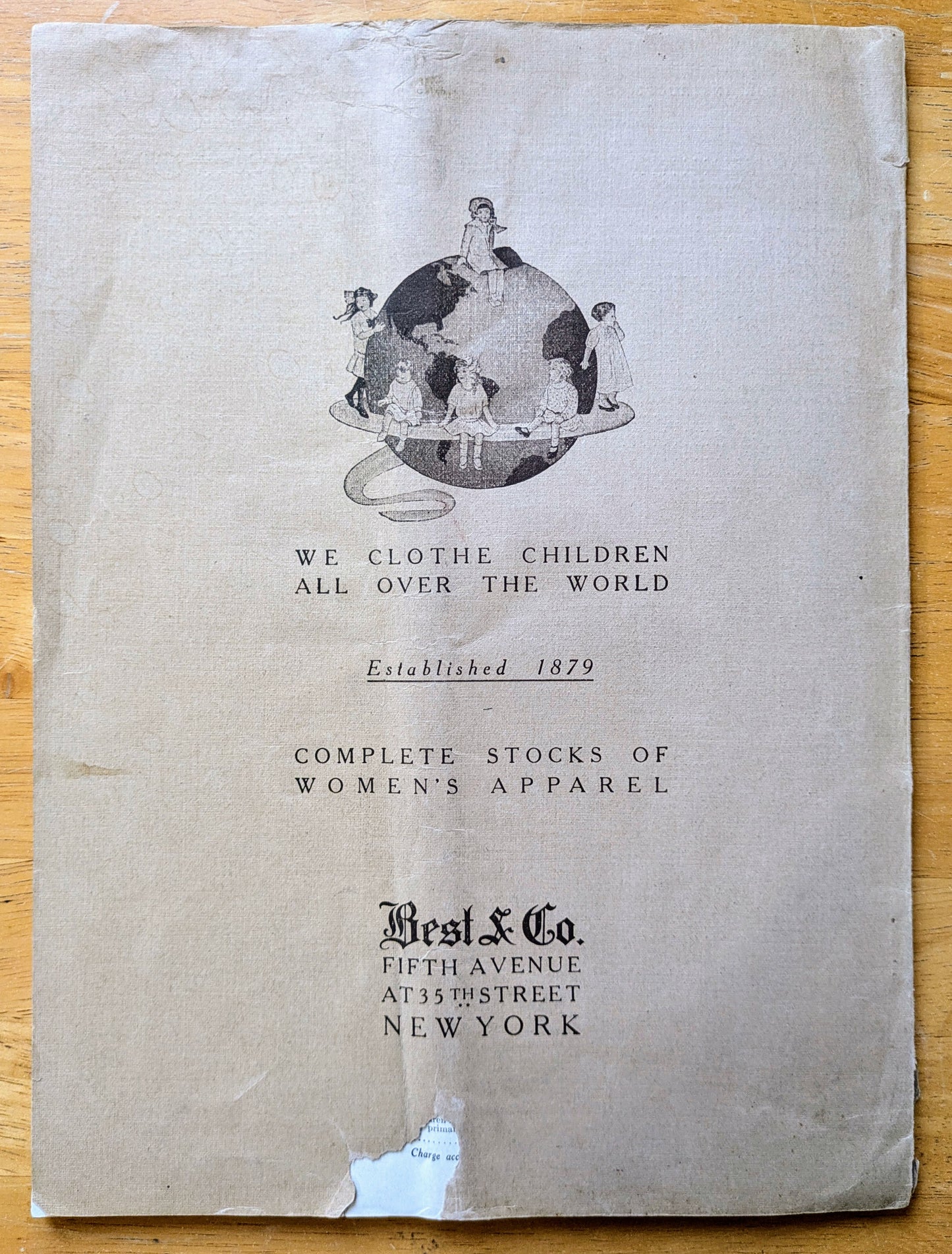 1913-1914 Best & Co. 5th Avenue New York Fall and Winter Catalogue - Antique Best and Co. New York Fashion Catalogue No. 112