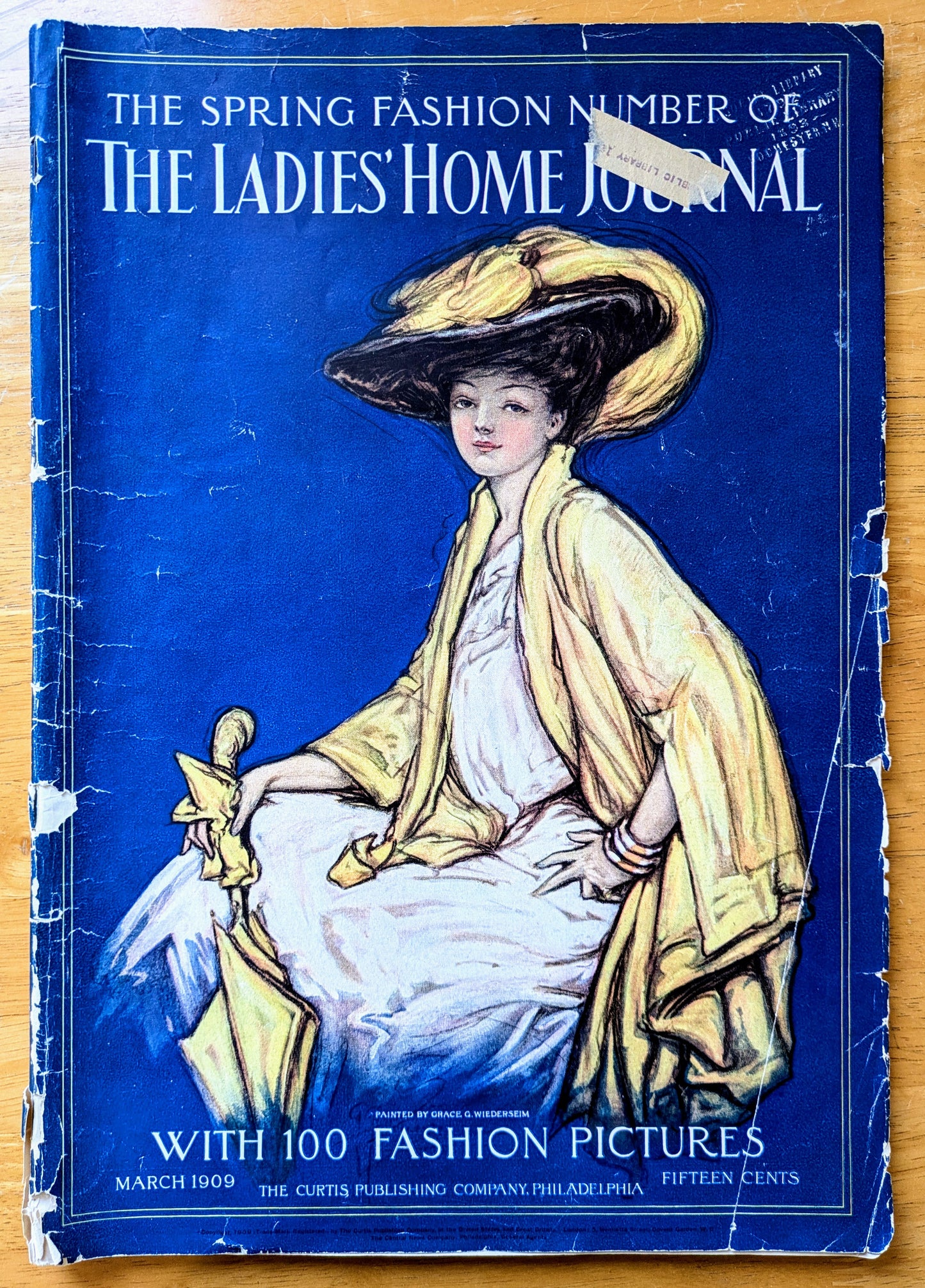March 1909 The Ladies Home Journal Fashion Magazine - 100 Fashion Pictures - Antique Ladies Home Journal Large Print 1909 Issue