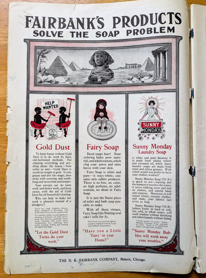 March 1909 The Ladies Home Journal Fashion Magazine - 100 Fashion Pictures - Antique Ladies Home Journal Large Print 1909 Issue