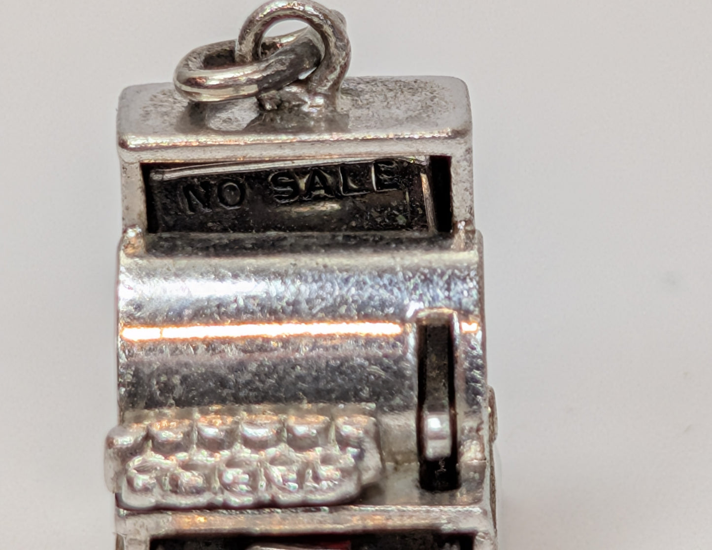 Sterling Cash Register Charm! - 3D, Opening Register Charm - Intricate Design, Beautiful Piece - Silver Cash Register Pendent / Cash Register Bracelet Charm