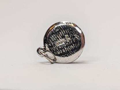 Moveable Happy Birthday Cake Charm - Stamped and Tested Sterling Silver - Birthday Cake Sterling Silver Charm - Articulated Charms