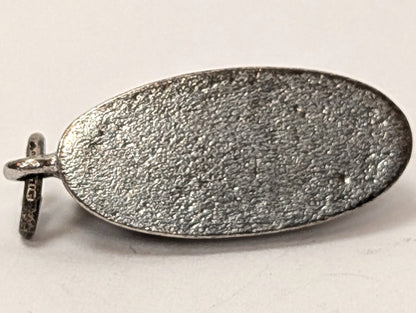 Antique Sterling Silver Rotary Phone Pendant - Unique Silver Charm Wells Rotary Phone