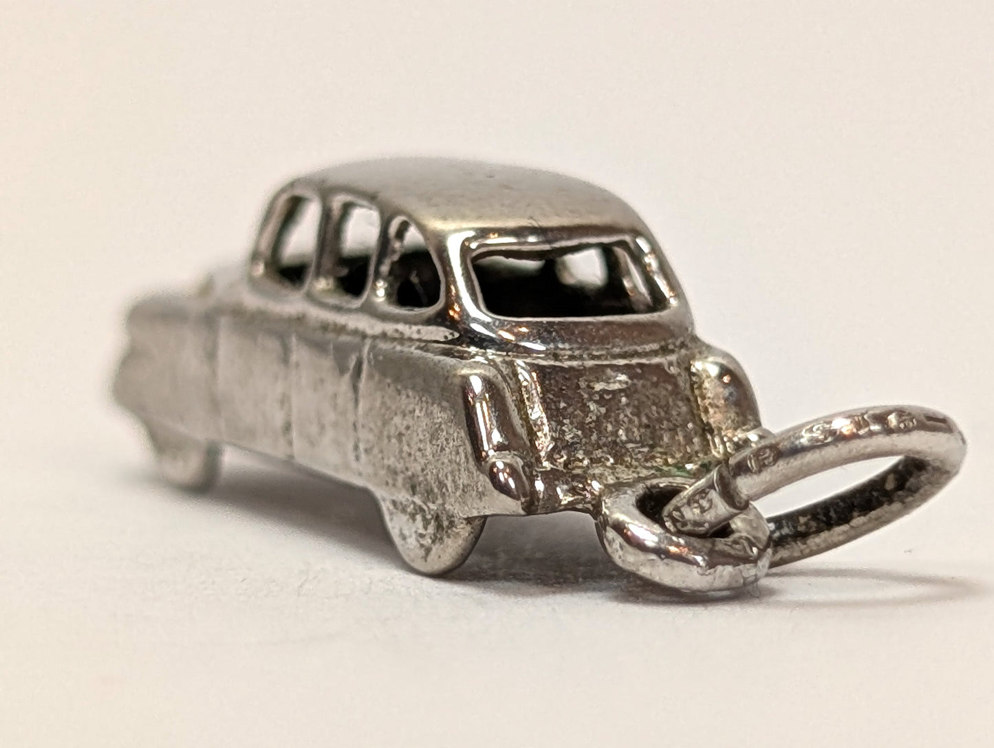 Antique Sterling Silver Sudan Pendant - Vintage Sterling Silver Car Charm Sudan