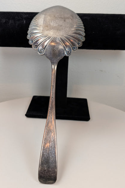 Rogers Bros Assyrian Head Cake/Pie Server - Silverplated - Amazing Design - Well Detailed - Large Antique