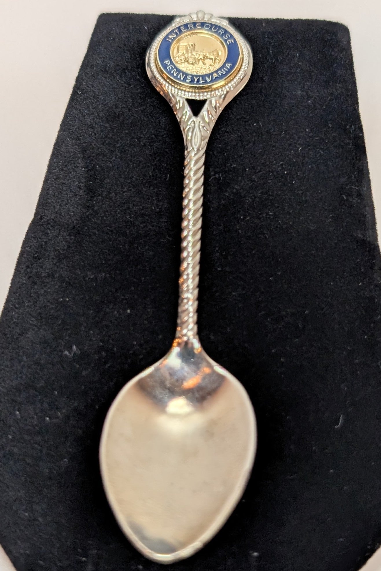 Vintage Intercourse Pennsylvania Souvenir Spoon - Silverplated - Vintage Pennsylvania Souvenir