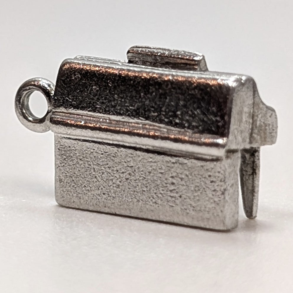 Vintage Sterling Piano Charm - 925 Silver Studio Upright - 4.5 Grams