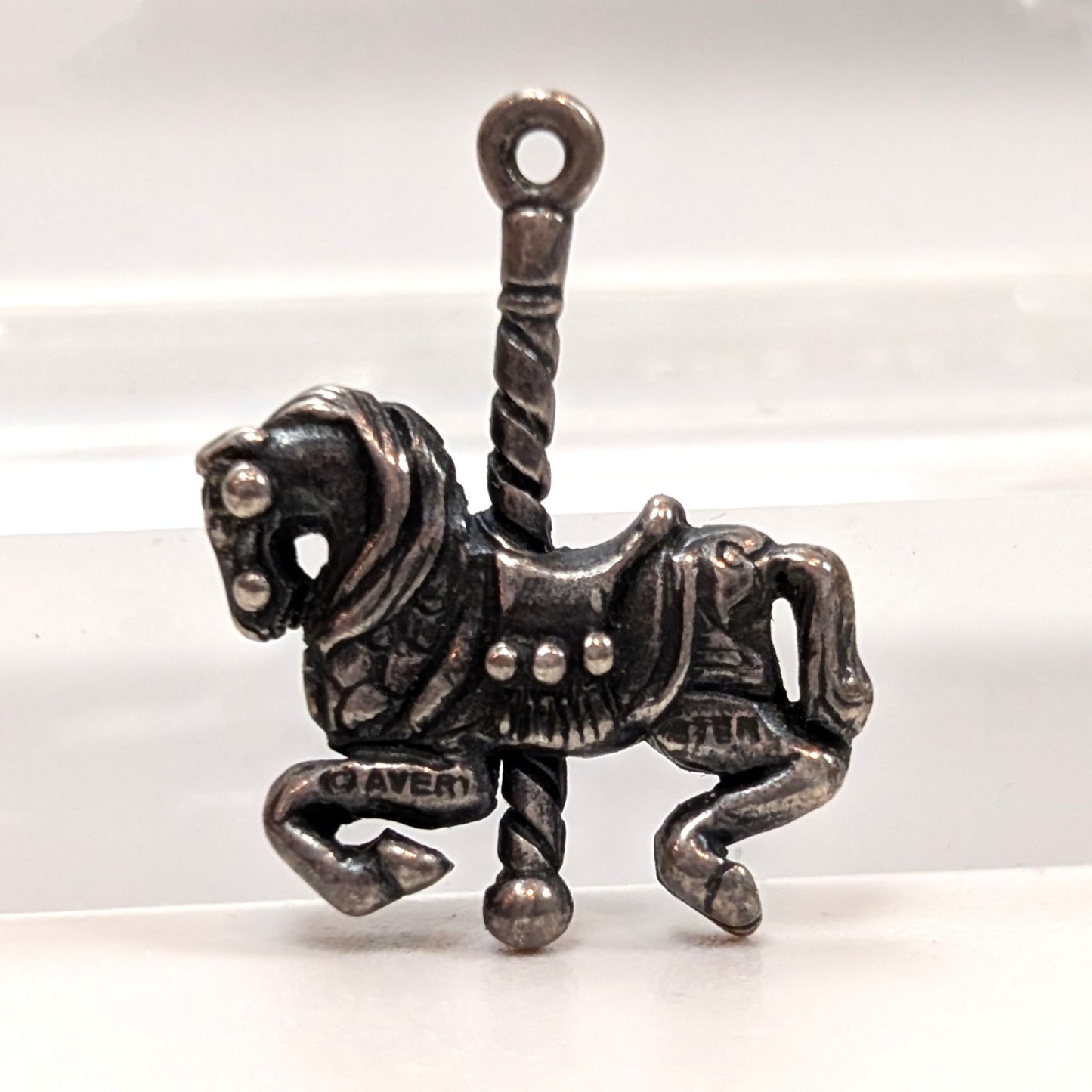 Vintage Sterling Carousel Horse Charm - 925 Silver Pony - 2.23 Grams