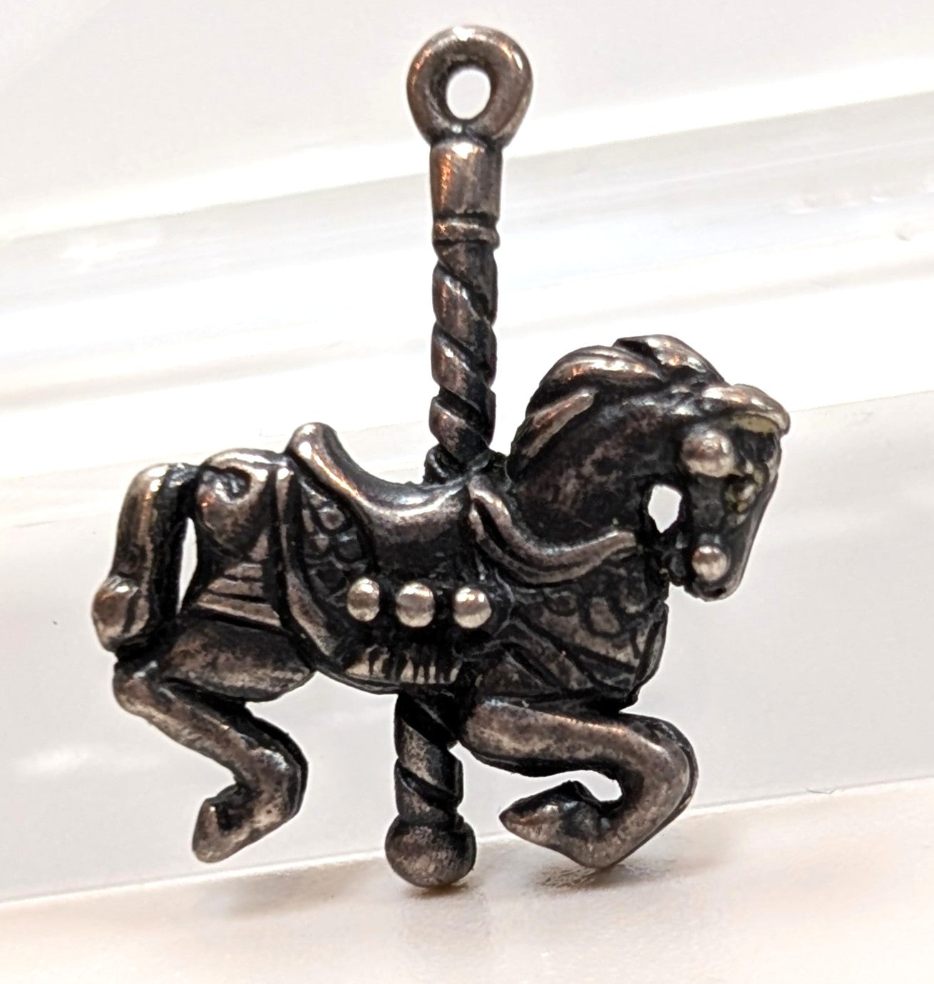 Vintage Sterling Carousel Horse Charm - 925 Silver Pony - 2.23 Grams