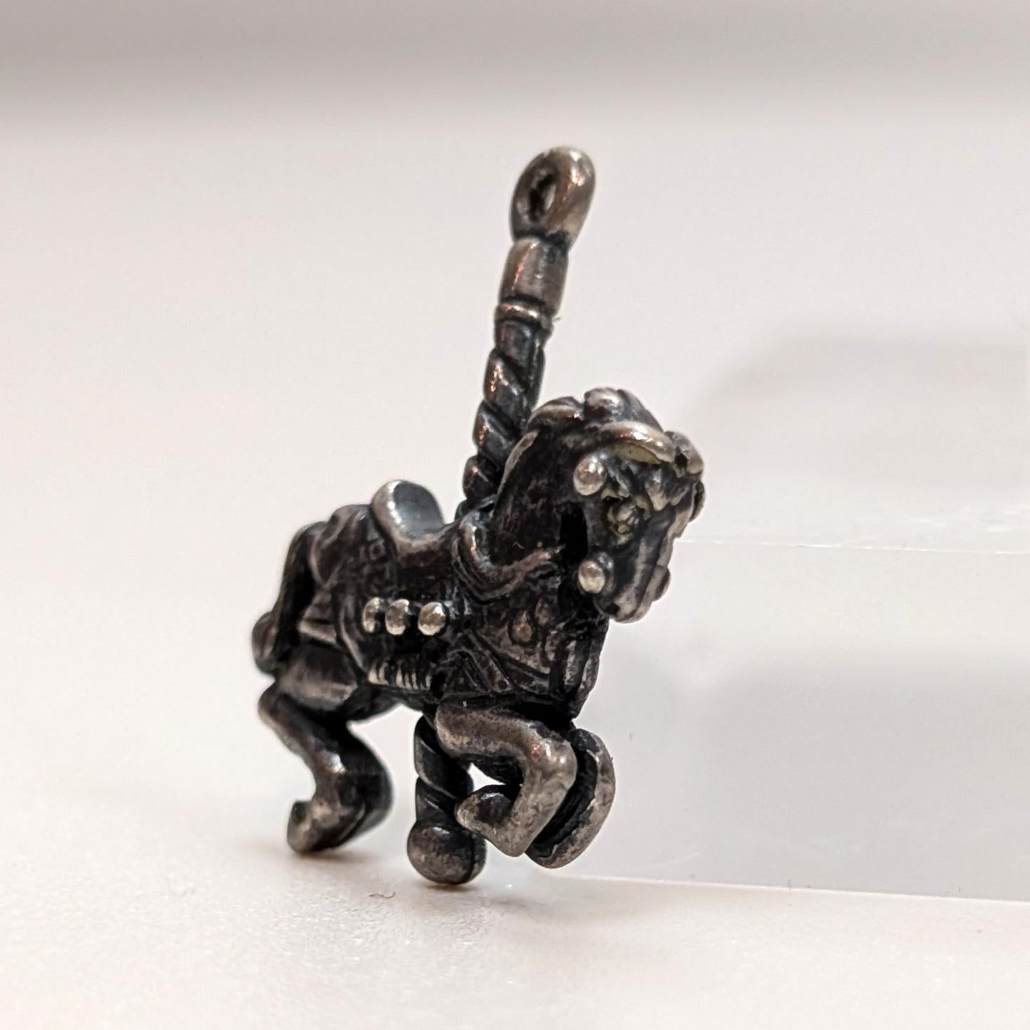 Vintage Sterling Carousel Horse Charm - 925 Silver Pony - 2.23 Grams