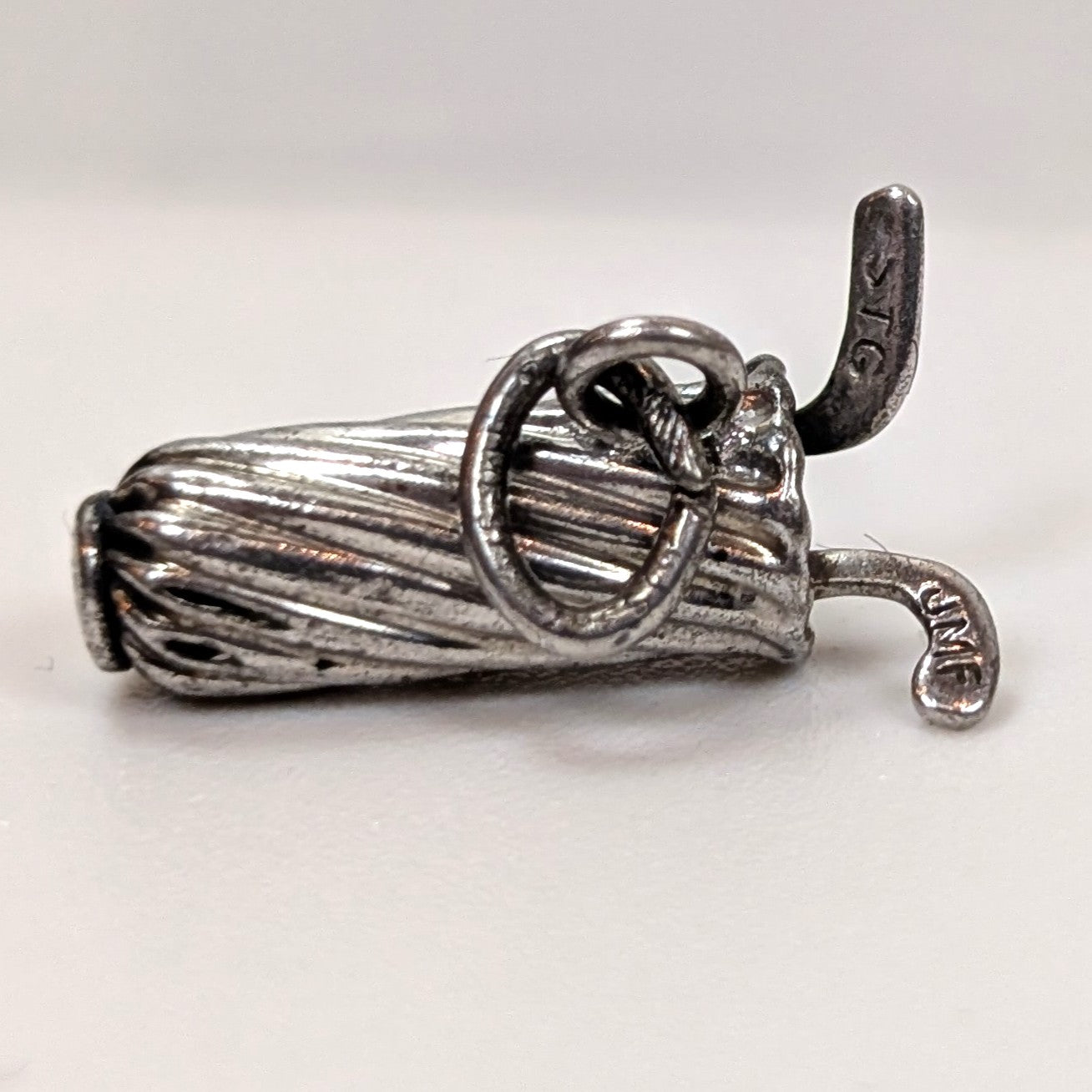 Vintage Sterling Golf Bag Charm - 925 Silver Club Caddie - .53 Grams