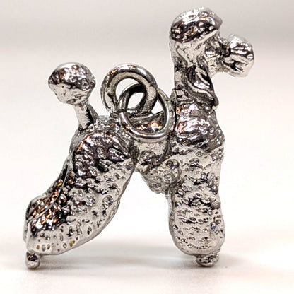 Vintage Sterling XL Poodle Charm - 925 Silver Show Dog Pendant 7.7 Grams